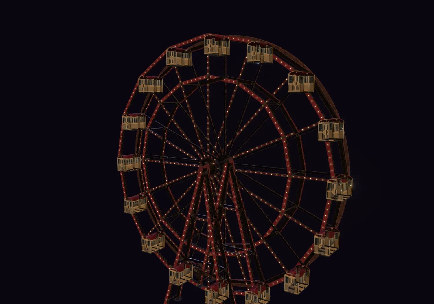The Ferris wheel on the Brooklyn page, in 3D